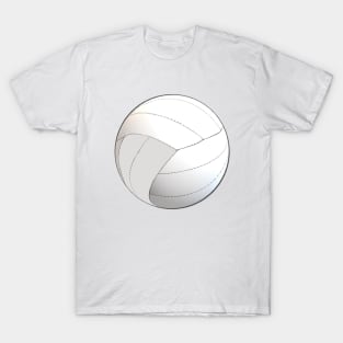 Volleyball Lovers Floating Volleyball (White Background) T-Shirt